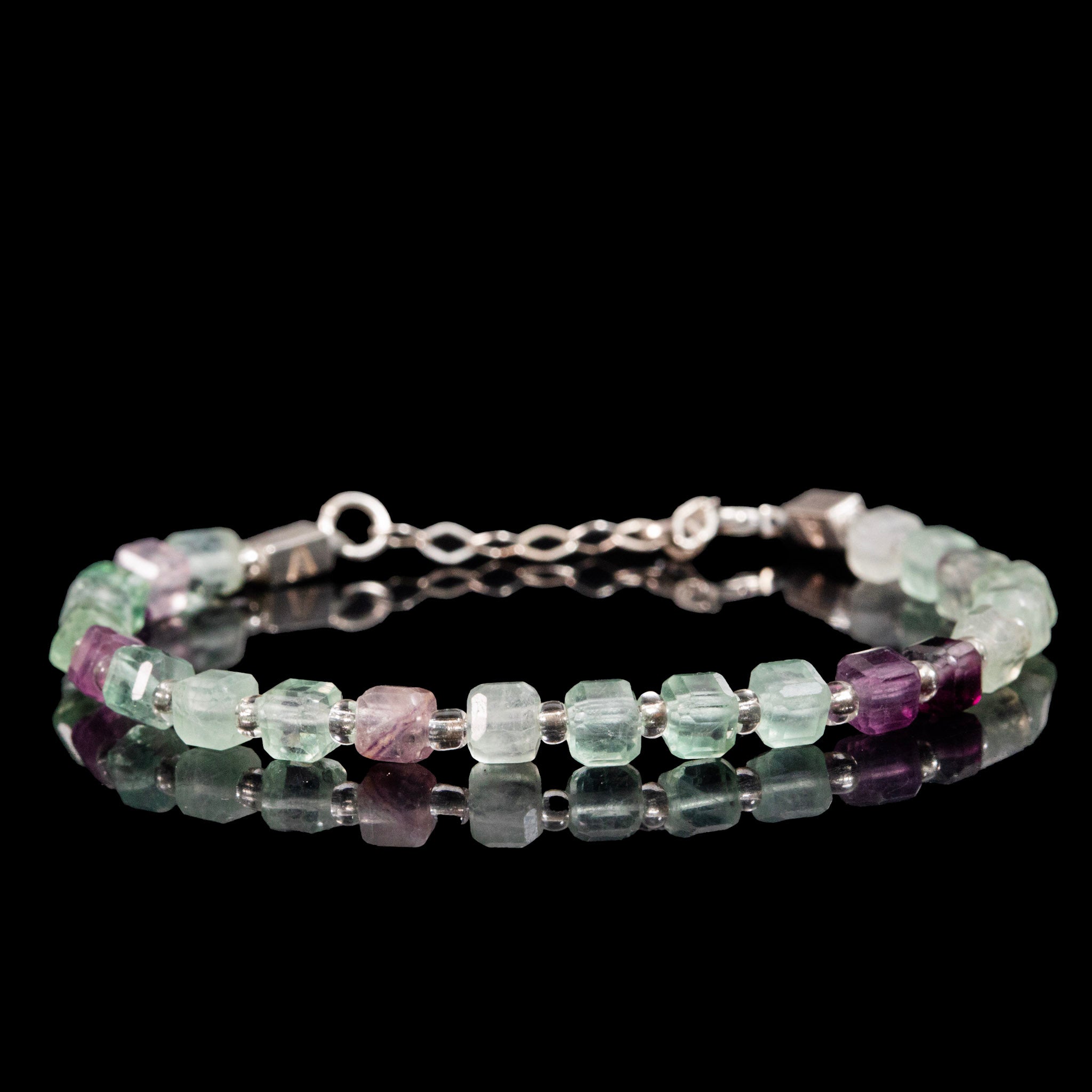 Fluorite Bracelet | Armillas Design – multi-colour natural gemstone bracelet