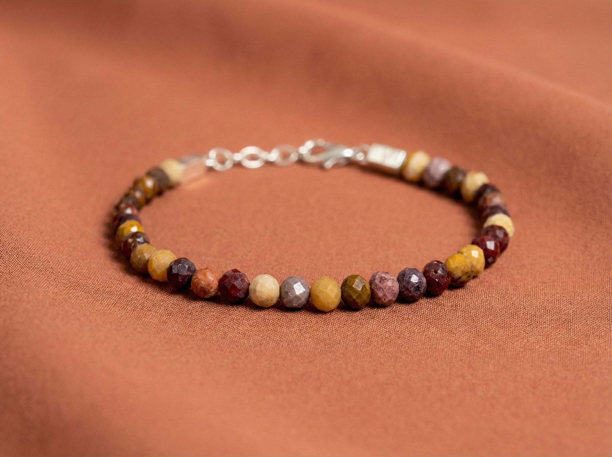 Mookaite Bracelet | Armillas Design – Australian mookaite gemstone bracelet – view 4