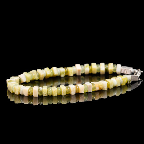 Lemon Jade Bracelet | Armillas Design – lemon jade natural gemstone bracelet – view 2