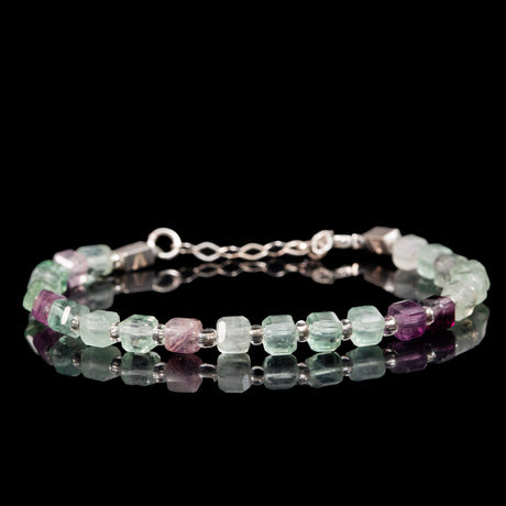 Fluorite Bracelet | Armillas Design – multi-colour natural gemstone bracelet