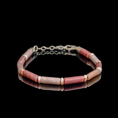 Pink Opal and Rhodochrosite Bracelet | Armillas Design – pink gemstone bracelet
