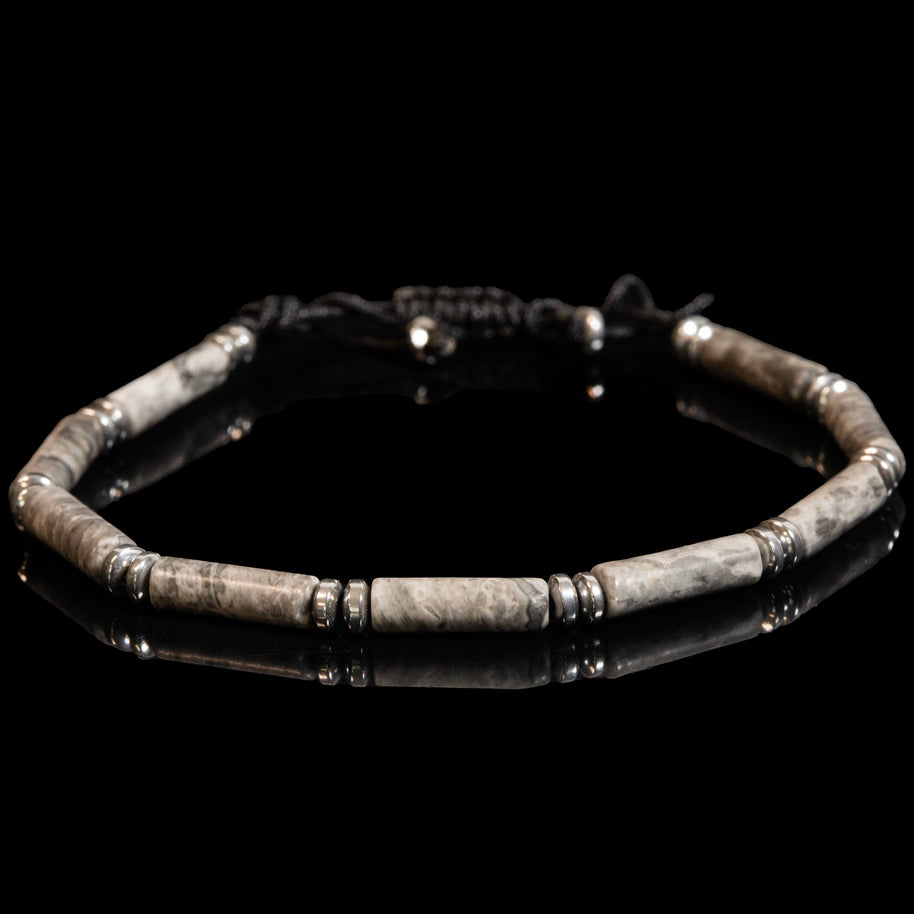 Jasper and Hematite Bracelet | Armillas Design – earthy gemstone bracelet