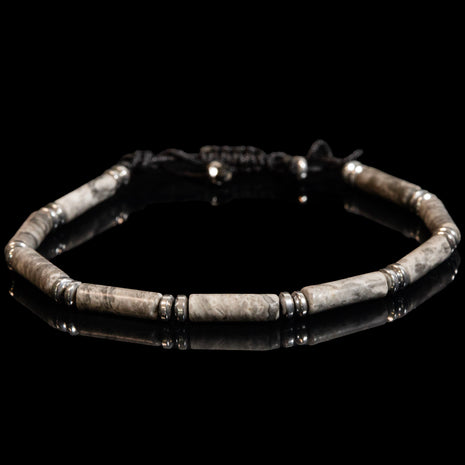 Jasper and Hematite Bracelet | Armillas Design – earthy gemstone bracelet