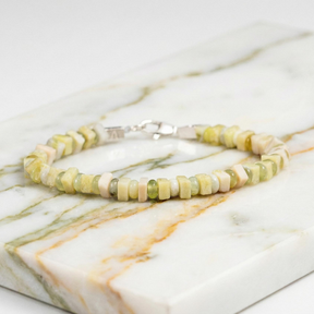 Lemon Jade Bracelet | Armillas Design – lemon jade natural gemstone bracelet – view 4