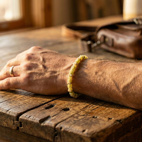 Lemon Jade Bracelet | Armillas Design – lemon jade natural gemstone bracelet – view 5