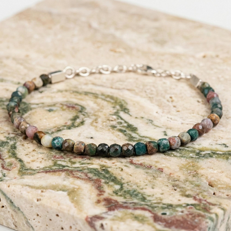 Ocean Jasper Bracelet | Armillas Design – rare orbicular ocean jasper bracelet – view 2