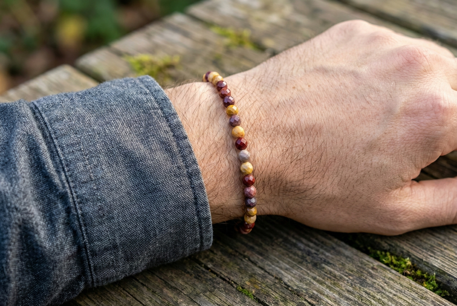 Mookaite Bracelet | Armillas Design – Australian mookaite gemstone bracelet – view 3