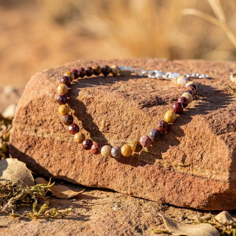 Mookaite Bracelet | Armillas Design – Australian mookaite gemstone bracelet – view 2