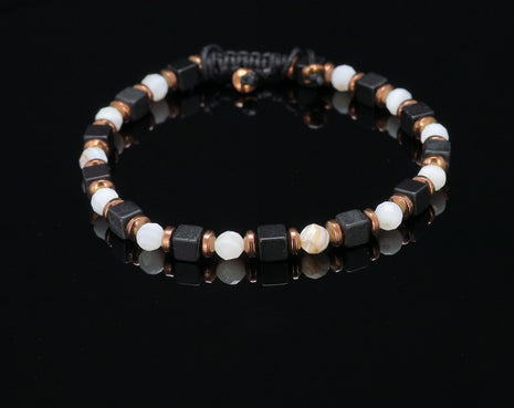 Mother of Pearl & Hematite Bracelet